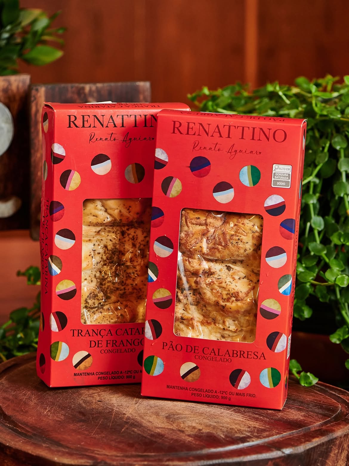 Produtos Renattino em exposição premium